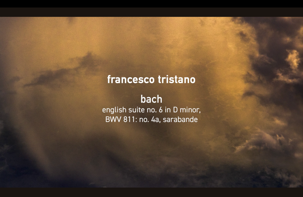 Francesco tristano English Suites Sarabande