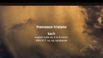 Francesco tristano English Suites Sarabande