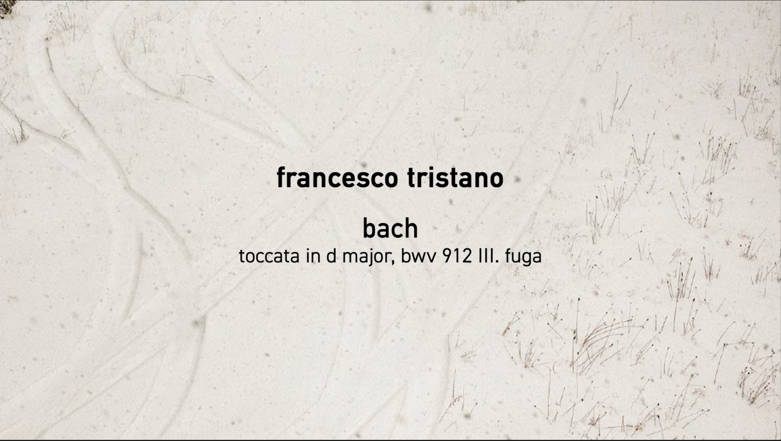francesco tristano toccatas d major